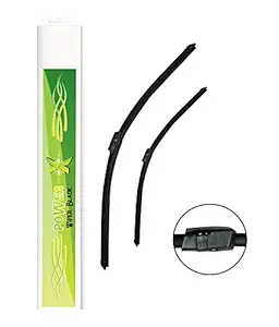 Power X A052 Black Wiper Blade for Bmw 520 D (Pack of 2)
