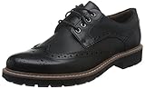 Leder Clarks Herren Batcombe Wing Derbys, Schwarz (Black Leather), 42 EU