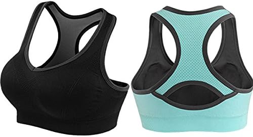 Keysui Women's Padded Sport Bra Stretch Vest Gym Shapewear Yoga Run Underwear