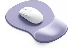 Giecy Tapis de souris avec support pour repose-poignets (Violet)