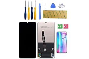 LWMTT Display kompatibel für Huawei P30 Lite Schwarz Ersatz LCD Touchscreen Digitizer mit Bildschirm Ersatzteile Werkzeuge vollständigem Reparatur Set Tool Kit und Adhesive