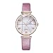 Produktbild Lazzgirl Mode Farbe Strap Digital Dial Lederarmband Quarz Analog Armbanduhren(Rosa,One Size)