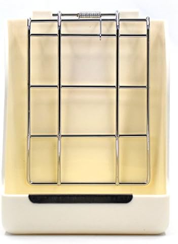 Lenhart Alfalfa Hay Feeder Manger Rack for Rabbit Guinea Pig Chinchilla (White)