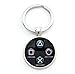 Produktbild Schlüsselanhänger Taschenanhänger Playstation 4 Ps4 zocker Controller Gamepad Tasten gadgets gamer cabochon