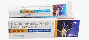 Kalyani JONIS GEL 30 g Diclofenac Diethylamine, Methyl Salicylate, Linseed Oil & Menthol Gel