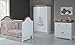 Obaby B is for Bear 3 Piece Double Furniture Set - White with Pine Trim