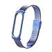 Produktbild Happysdh Armband für Xiaomi Mi Band 4, Smartwatch Zubehör Edelstahl Ersatzarmband Armbänder Smartwatch für Männer Frauen