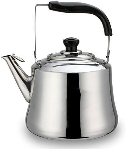 Household304 Stainless Steel Kettle Thicker Induction Cooker Gas General Kettle Kitchen Restaurant Automatic Whistle 4L 5L 6L 6l