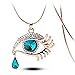 Produktbild Ausverkauf Angebote, Moeavan Damenmode Magic Eye Kristall Tear Drop Wimpern Lange Halskette Pullover Kette Romantische Geschenk Schmuck (F)