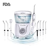 Munddusche Elektrisch,Professionelle Wasser Flosser mit Großem 600 ml Wassertank