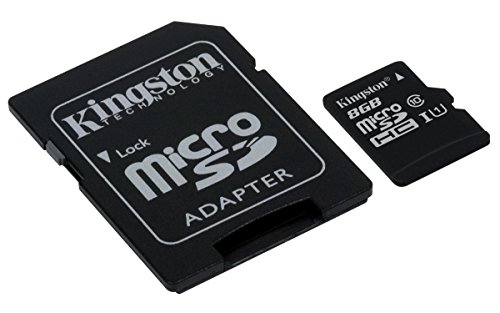 Kingston SDC10G2/8GB microSD Klasse 10 bis zu 45MB/s Speicherkarte [mit SD-Adapter] - 2