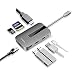 Produktbild HENZIN USB C Hub (8 in 1)Aluminium mit HDMI 4K Adapter,3 USB 3.0 Ports,SD Kartenleser für MacBook Pro,ChromeBook und mehr Type-C Geräte - Raum Grau