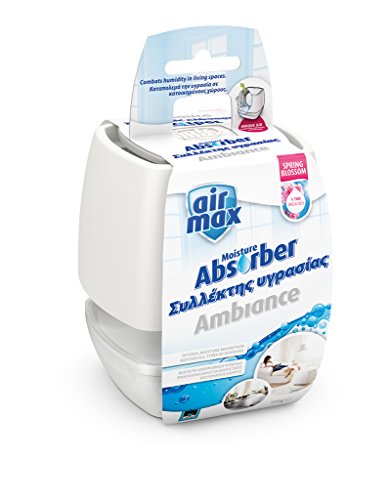 6 x Bison Air Max Portable Moisture Absorber Purifier Dehumidifier Caravan Damp 6 x 100g Spring Blossom Tablet & DEVICE