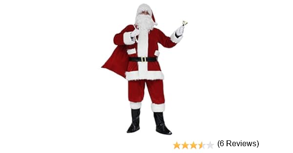 Vestito Babbo Natale Taglia 60.Pegasus Vestito Babbo Natale Santa Claus Taglia Xxxl 60 62 Uomo Amazon It Giochi E Giocattoli