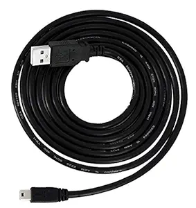 Storite Mini USB Cable USB 2.0 Type A to Mini B Cable Data Charging Cord Compatible for Digital Camera, MP3 Player, PS3 Controller, GPS Receiver, HDDS and Card Readers -1.8 Meter-Black