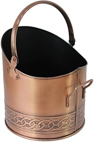 Mansion Fireside Log Burner Waterloo Copper Coal Hod