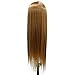24Inch Hairdressing & Makeup Practice Head Mannequin Doll 30% Real Hair Mannequin Hairdresser Head 27#