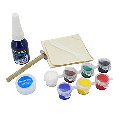 Preisvergleich Produktbild lzndeal DIY Leder Vinyl Reparatur Werkzeuge Kit Leder Flüssigkeit Wiederherstellung Löcher Flüssigleder Kleber Fix Holes Rips Polster Jacke Leder Autositz