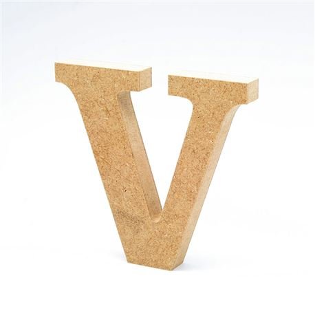 Preisvergleich Produktbild Varie - Briefe aus Holz 12cm. Buchstabe V