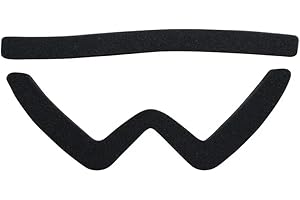 A.C.I.L. Espuma cómoda de doble capa de alta calidad, compatible con máscara de paintball estilo DYE I4, almohadillas de esponja de repuesto negras