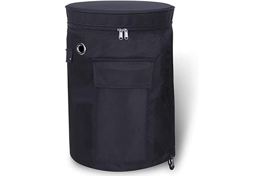 Kovshuiwe 5KG Propane Tank Cover,Heavy Duty Waterproof Gas Bottle Full Cover, Anti-UV 600D Oxford Gas Tank Covers for Propane Cylinder, Dia25cm x H52cm