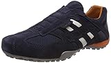 geox snake k angenehm weiches Innenfutter Geox Herren Uomo Snake L Sneaker, Blau (Navy C4002), 43 EU