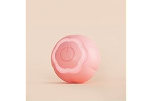 Majome Katzenspielzeug Interaktives Ball, Katzenball mit LED-Licht, USB Wiederaufladbares, 360° Selbstdrehender Elektrisch Ball Haustierspielzeug, bewegliches catchee Spielzeug für Jagdübungen