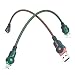 Produktbild Micro USB Kabel 2er Pack (0,3 m + 0,3 m) Kurz, Volutz 2.4A / 3.0A Nylon USB Ladekabel, Schnellladekabel für Android Smartphones, Samsung Galaxy S7/S6 Edge, HTC, Sony, Huwaei, Nexus und mehr [ArmorCord Series]