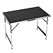Produktbild Pre&Mium Alu Klapptisch Campingtisch Falttisch verstellbar MDF Tischplatte Gartentisch,100 x 60cm