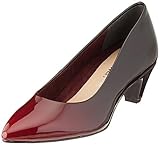Pinar Tamaris Damen 1-1-22428-23 Pumps, Rot (Bord.PAT.Comb 588), 40 EU