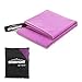 Produktbild Overmont Leicht Saugfähig Mikrofaser schnelltrocknend Handtuch Sporthandtuch Reisehandtuch für Sport Reisen Strand Fitnessraum Yoga Schwimmen Camping Wandern Radfahren M(110x50cm)/ L(160x80cm)