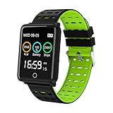 Chenang Bluetooth Smartwatch, Smartwatch Uhr,Intelligente Armbanduhr Kompatibel Smartphone Wasserdicht IP68 Android 4.4 und höher, iOS 9.0 und höher, Unterstützung für Bluetooth 4.1