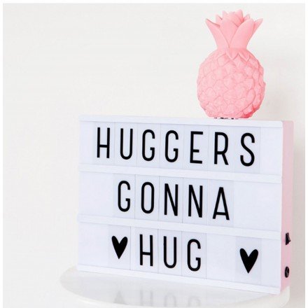 A lovely little Company – Lightbox Pink – Leuchtkasten mit 85 x Buchstaben und Symbole – 30 x 22 cm - 3
