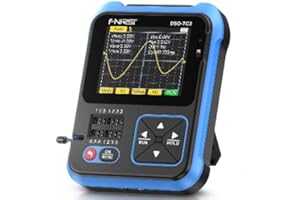 QDTimes Oscilloscope FNIRSI DSO-TC3 Digital Oscilloscope Transistor Tester Function Signal Generator 3 in 1 Multifunction Electronic Component Tester (DSO-TC3 With P6100)