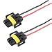 Produktbild etbotu 2 H11/H8 Buchse Kopf Verlängerung Stecker Buchse Mit Draht Geschirr Heavy Duty Adapter