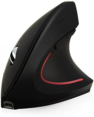 6-Buttons Ergonomic Wireless Vertical Optical Mouse With USB Receiver For PC, Laptop and Computer