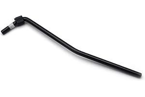 LGEGE 6 mm Doppel-Tremolo-Arm (schwarz), Tremolo-Stange, Whammy Bar für Floyd Rose Tremolo System, Ersatz für E-Gitarre