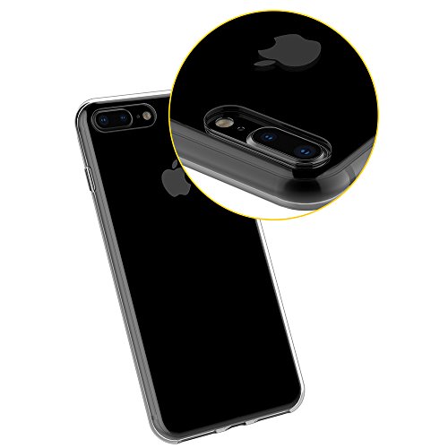 iphone 7 Plus Hülle, Elekin iphone 7 Plus Schutzhülle – [Anti-Kratzer] [Durchsichtige] für iphone 7 Plus Hülle Silikon - 6