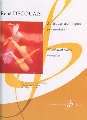 35 Etudes Techniques - Saxophone - Book