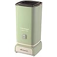 Ariete 2878/04 Milk Frother Vintage Style, Easy Pour Spout, Easy Clean, Non-Stick Interior, Green