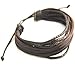 Produktbild DeliV Armband für Männer Handgewebte, Multi-Layer-Herren Armband Weben Ledergürtel Armband, braun