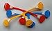 Snappi Nappy Fastener - Original - Red, Blue, Yellow - 3 pcs