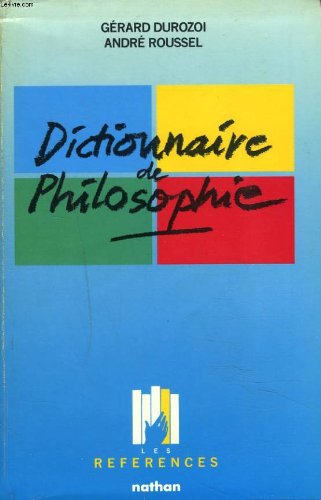 DICTIONNAIRE DE PHILOSOPHIE