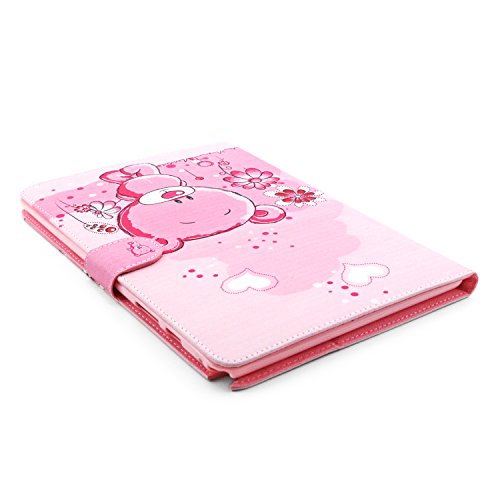 Galaxy Tab A 9.7 SM-T550 Hülle, Deenor Cute Colorful Design Flip Tasche PU Leder Abdeckung Stand Schutzhülle für Samsung Galaxy Tab A 9.7 SM-T550. (Bear) - 6