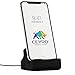 Produktbild CEYRO Ladestation Ladegerät Docking-Station kompatibel mit iPhone XS Max X 8 7 6 6S 5 SE und i-Pod Touch Dock-Station in schwarz