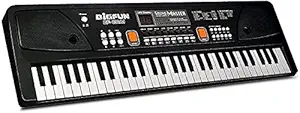 D D SALES Kids Piano Keyboard, Piano for Kids with Microphone Portable Electronic Keyboards for Beginners 61 Keys Kid Musical Toys Pianos for Girls Boys Ages 3-9 (61 Key Piano for Kids) (Big)