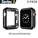 Price comparison product image YoLin Apple Watch Series 3 Screen Protector, iwatch Cover Soft Transparent TPU All-around Protective Case For Apple Watch Series 3 42mm (1 Black + 1 Transparent)