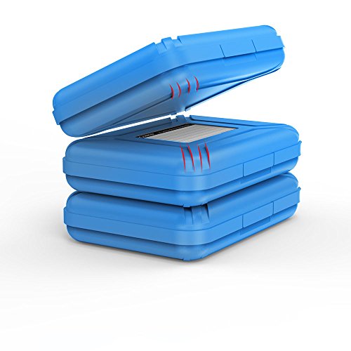 ORICO HDD Tasche 3.5 Zoll Wasserdichte Festplatten Schutzhülle Anti-Statik für HDD / SSD PHX35 in Blau - 6