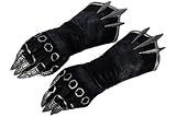 Black Cosplay Kostüm Claw Handschuhe Film Paws Latex Accessorsises Erwachsene Party Halloween Verrücktes Kleid 2016