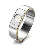 Jacob Jensen Damen Analog Quarz Uhr mit Edelstahl Armband 481